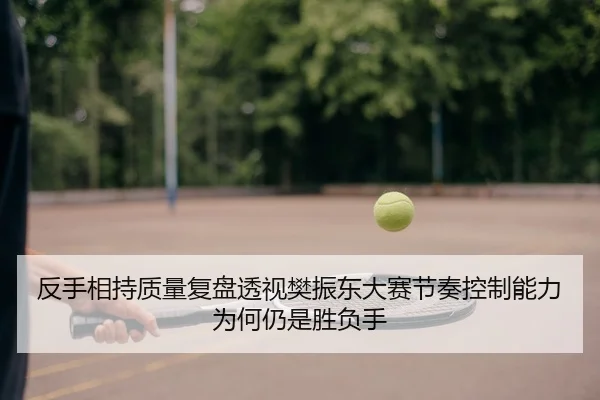 反手相持质量复盘透视樊振东大赛节奏控制能力为何仍是胜负手